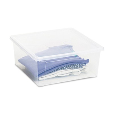 CONTENITORE EASY BOX C/COPER 40X40XH16 CM TRASP