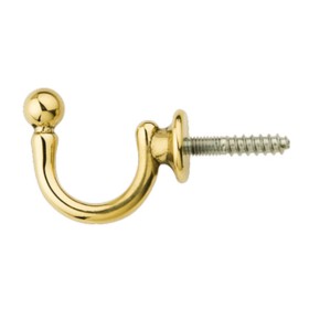 FERMATENDA GANCIO SFERA ORO LUCIDO 50X44 MM*