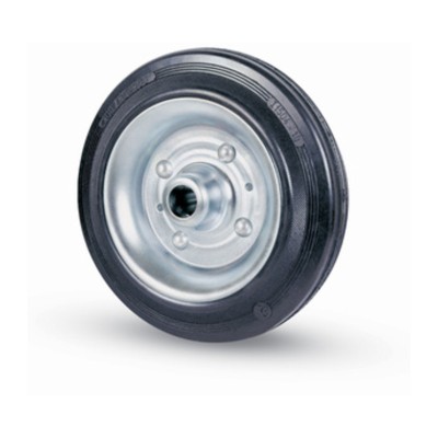 RUOTA INDUSTRIALE D 100 MM GOMMA 112 C/CUSCINET