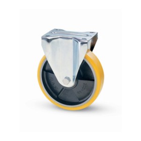 RUOTA POLIURETANO D 125X25 MM 22/A PIASTRA FISSA