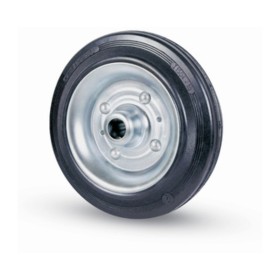 RUOTA INDUSTRIALE D 125 MM GOMMA 112 C/CUSCINET