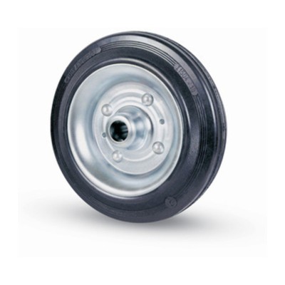 RUOTA INDUSTRIALE D 125 MM GOMMA 112 C/CUSCINET