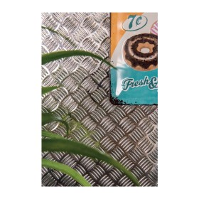 PLASTICA ADESIVA ALKOR 240.0060 ARGENTO RILIEVO 5 M