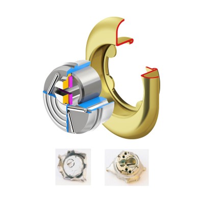 PROTECTOR MONOLITO BD 200 ACCIAIO OTTONE O L PVD