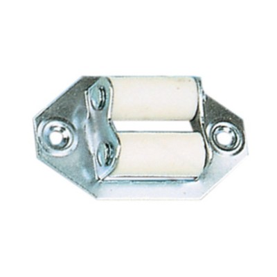 GUIDACINGHIA FERRO ORIZZONTALE C/RULLINI PLASTICA*