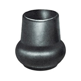 SOTTOPIEDE P/TUBO A PERA NERO 38 MM