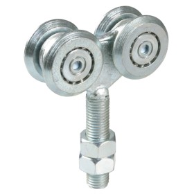 Carrello fisso 4 cuscinetti mm.24