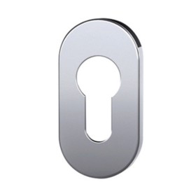 BOCCHETTA OVALE BASSA 28X6X60 INOX SAT F YALE