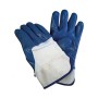 GUANTI PALMO E DITA RICOPERTO IN NITRILE BLU TG.10