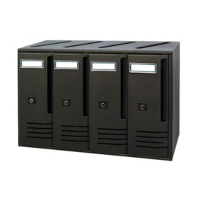 CASSETTA POSTALE ALUBOX CUBO C4 42X17,5X30 GRI GHISA