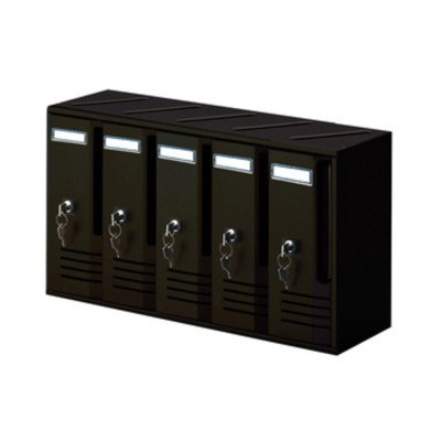 CASSETTA POSTALE ALUBOX CUBO C5 52X17,5X30 GR GHISA