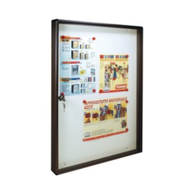 BACHECA FONDO MAGNETICO ALUBOX BC5 55X5X73 GR