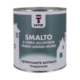 SMALTO ALLACQUA VETRIFICANTE CUVER TRASP SAT 750 ML