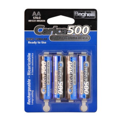 BEGHELLI BATTERIA RICAR STILO 1500MAH BL 4 8851