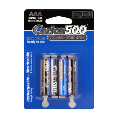 BEGHELLI BATTERIA RICAR MINISTILO 800MAH BL 4 8852