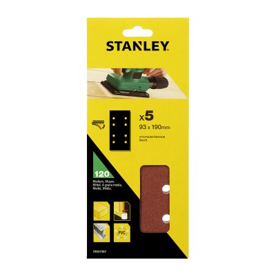 PIRANHA STANLEY STA31587 (X31587) 5 FOGLI VEL. BOSCH 93X190 GR.120