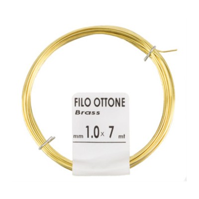 MATASSINA FILO OTTONE D 0,8 MM 12 M