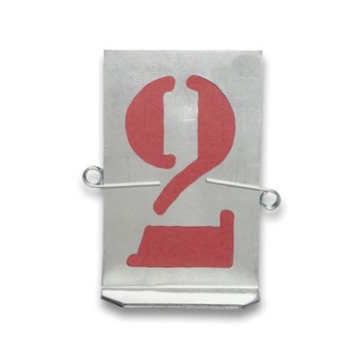 STAMPINI TRAFORATI 10 NUMERI DA 40 MM