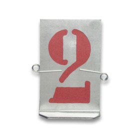 STAMPINI TRAFORATI 10 NUMERI DA 60 MM