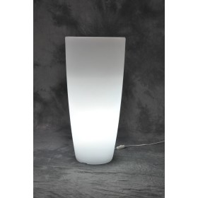 VASO HOME LIGHT TONDO D 33X70 CM GHIACCIO BIANCO