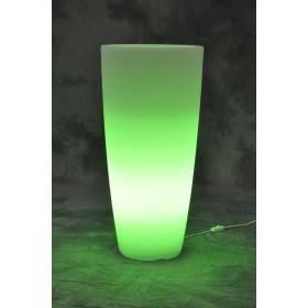VASO HOME LIGHT TONDO D 33X70 CM GHIACCIO VERDE