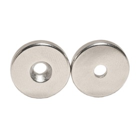 BOTTONE MAGNETICO C/FORO SVAS D 20X3 MM POR 8 KG*