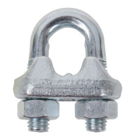 MORSETTO P/FUNE ACCIAIO D 3 MM ROBUR GR.1/8