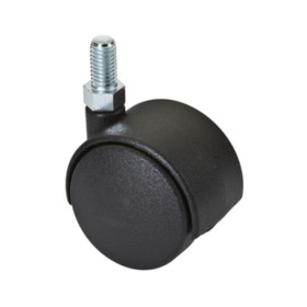 RUOTA NYLON GEMELLARE D 40 MM PERNO 6MAX10 MONT