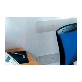 BATTISEDIA TRASPARENTE C/FORI S/VITI 80X2X12 CM