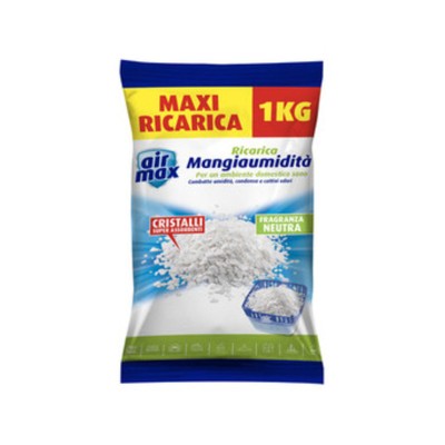 AIRMAX ASSORBIUMIDITA RICARICA SALI 1 KG NEUTRI