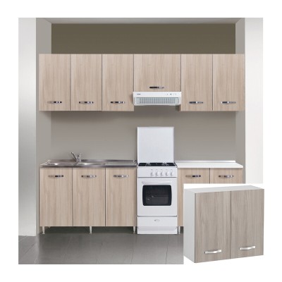 KIT CUCINA PENSILE 2 ANTE 80X32XH72 CM OLMO
