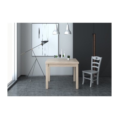 KIT TAVOLO LIBRO 90X90/180 CM OLMO