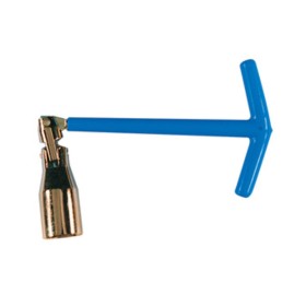 CHIAVE PER CANDELE DOPPIO SNODO BUSSOLA 21 MM