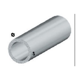 PROFILO ARGENTO H.100 CM TUBO TONDO 25X1 MM