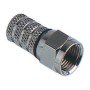 CONNETTORE A VITE TIPO F P/CAVO SAT TV 5,00MM