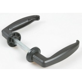 Maniglie nere x por.metal.regolabil