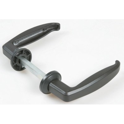 Maniglie nere x por.metal.regolabil