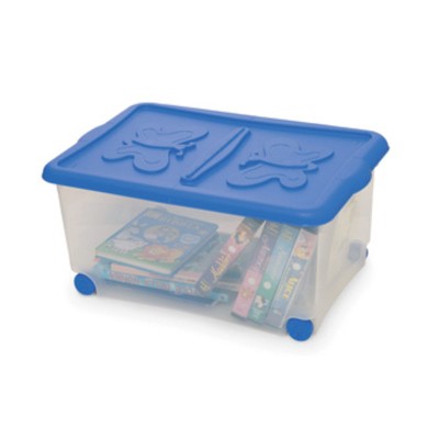 CONTENITORE ROLLING C/COPERCHIO ALI 60X40H28 CM