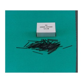 CHIODINI GRUPPINI ACCIAIO 1,2X30 MM SCATOLA 100 PZ