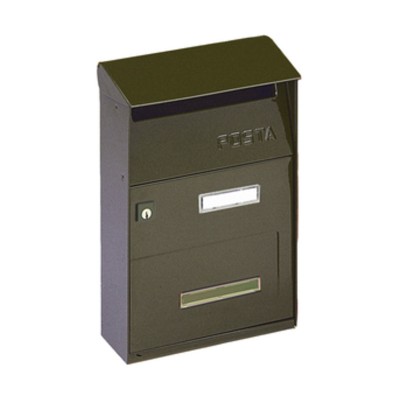CASSETTA POSTALE ALUBOX FT LAMIERA GRIGIO GHISA