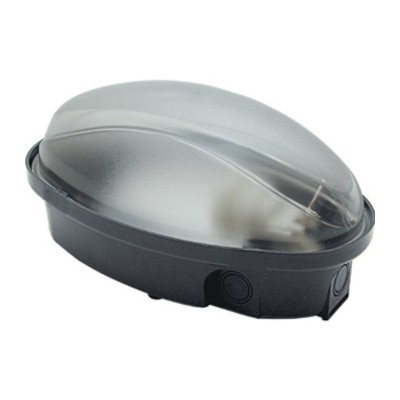 FME 62.721 PLAFONIERA OVALE NERO