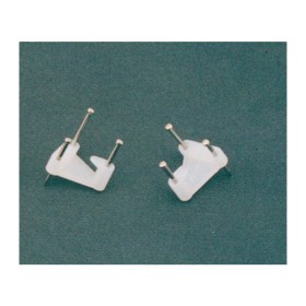 GANCIO P/QUADRO NYLON A 3 PUNTE DA 10 PZ