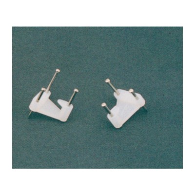 GANCIO P/QUADRO NYLON A 3 PUNTE DA 10 PZ