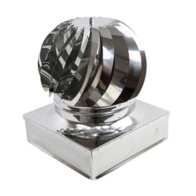 FUMAIOLO TURBO INOX AISI 304 C/CUSCINETTI 27X27 CM