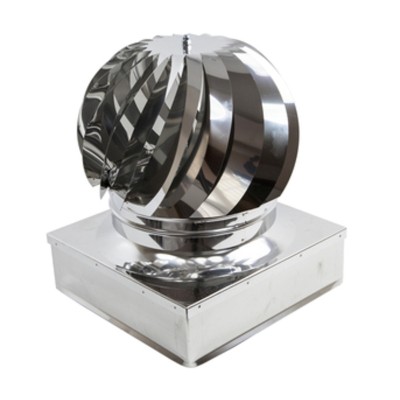 FUMAIOLO TURBO INOX AISI 304 C/CUSCINETTI 27X27 CM