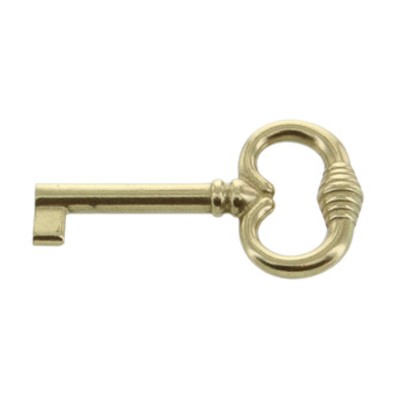 CHIAVE PER MOBILI 33708 35X62 MM OTTONE LUCIDO**