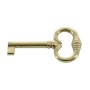 CHIAVE PER MOBILI 33708 35X62 MM OTTONE LUCIDO**
