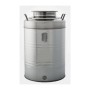 CONTENITORE ACCIAIO INOX P/OLIO 50 L AGGRAFFATO