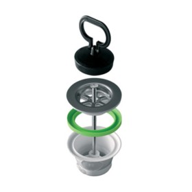 PILETTA P/LAVELLO INOX D 70 MM 1.1/2**