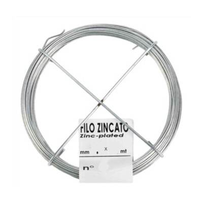 MATASSINA FILO ZINCATO N. 8 D 1,3 MM 14 M